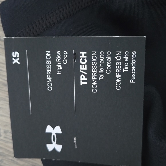 NWT Under Armour Compression high rise crop leggings sz xs bin e - Picture 5 of 6